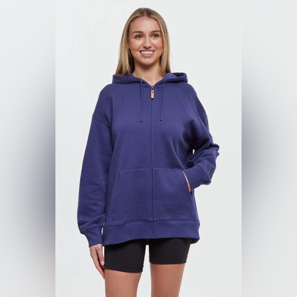 TENTREE BLUFFS ZIP UP HOODIE MEDIUM BNWT